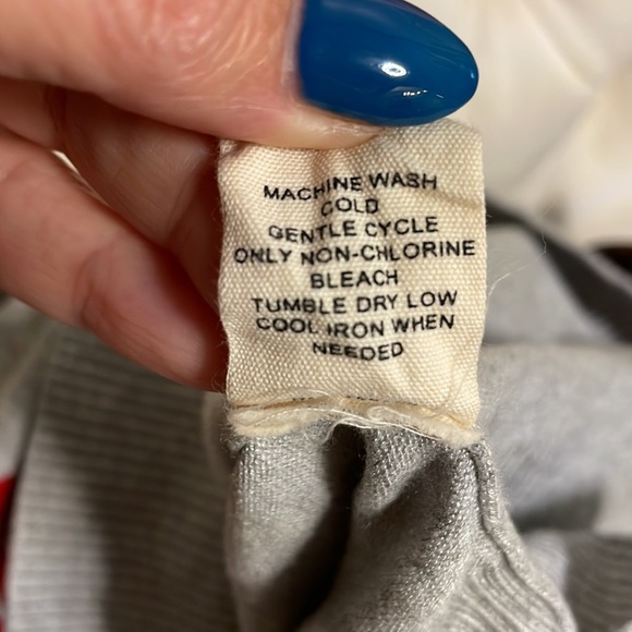 Marled LIPSTICK KISS knit sweater long sleeve SOPER SOFT crew neck ribbed size M - Picture 10 of 12